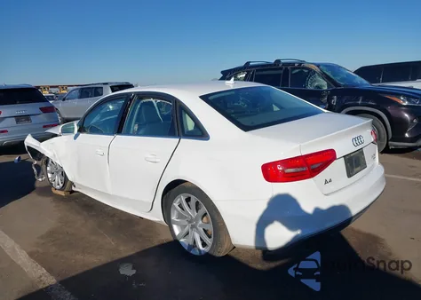 2014 Audi A4 2.0T Premium из США, поврежденный, VIN WAUBFAFLXEN018463